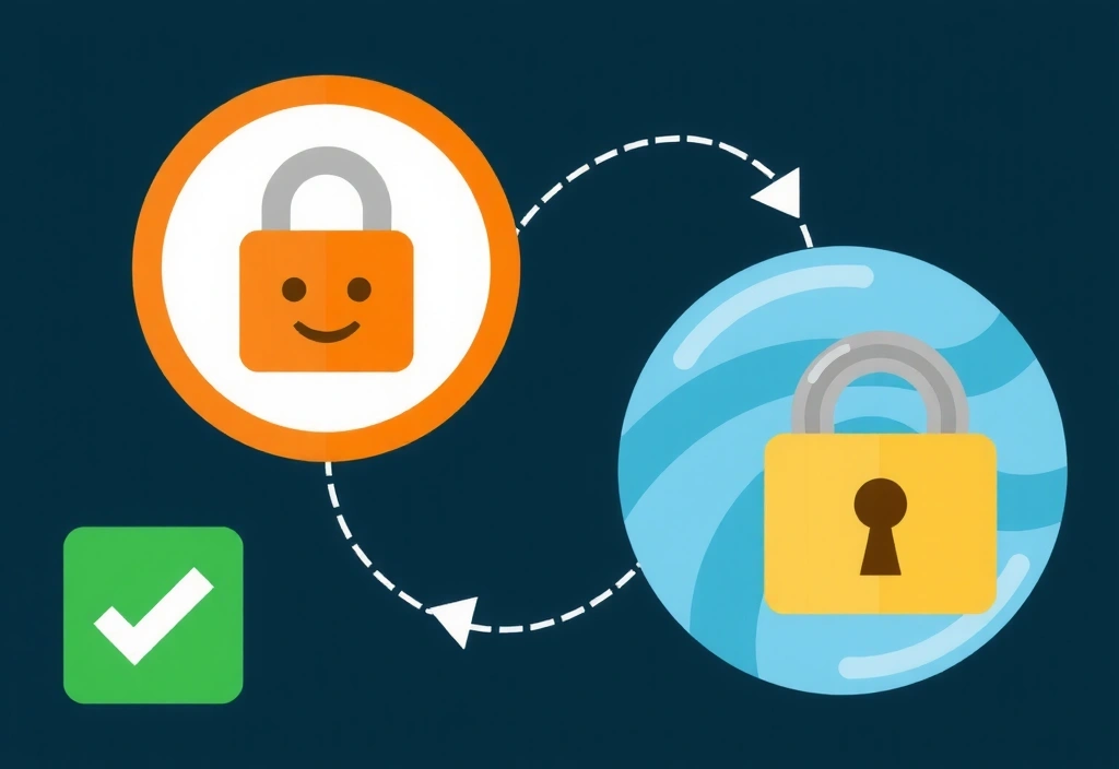 Illustration eines Browsers mit Cookie-Symbolen und Datenschutz-Einstellungen